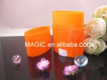 oval clear plastic deodorant container