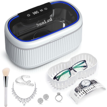 Ultrasonic Jewelry Watch Glasses Cleaner Machine with Timer