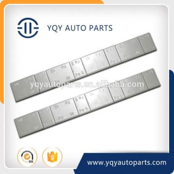 Right Angle Gray Coated Fe Adhesive Tape Fe Weight Zinc Plated