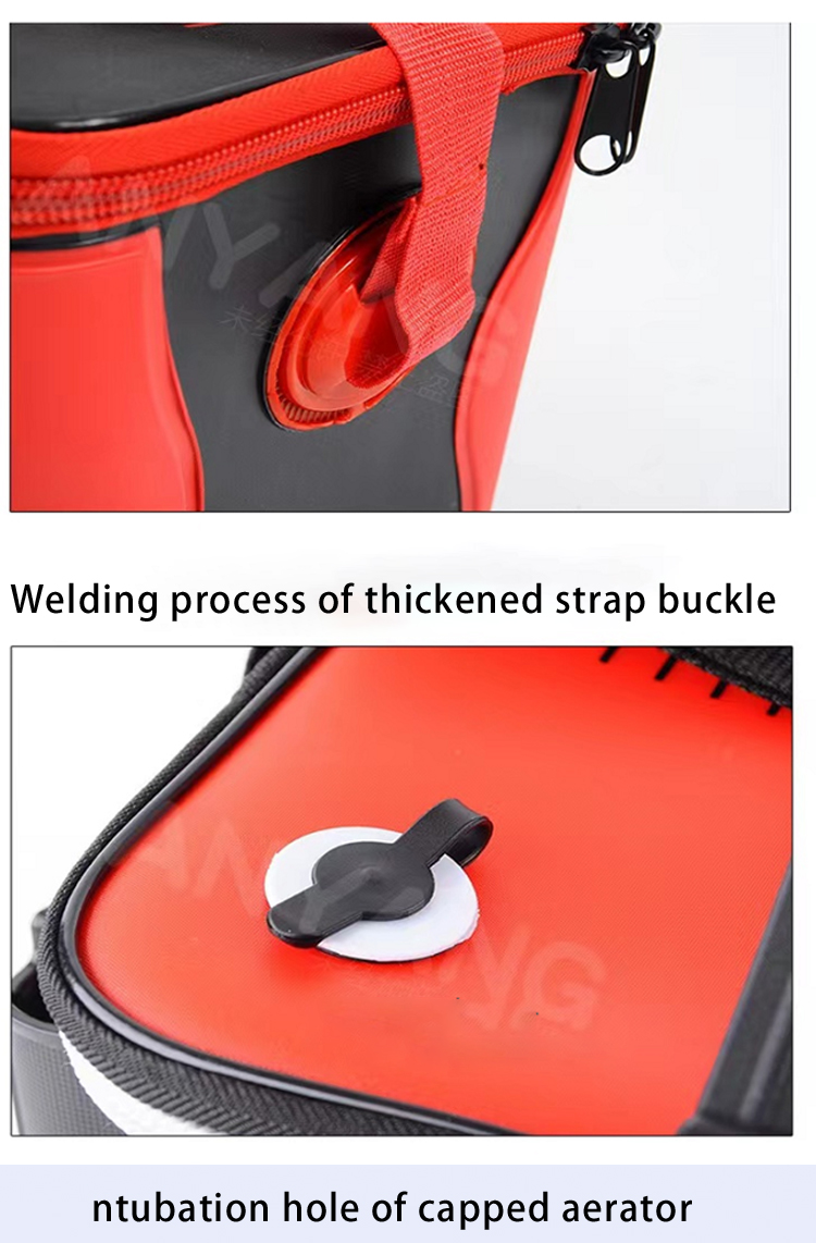 EVA fishing gear portable foldable fish bucket carp large multifunction fishing tackle boxes minnow fish live bait container