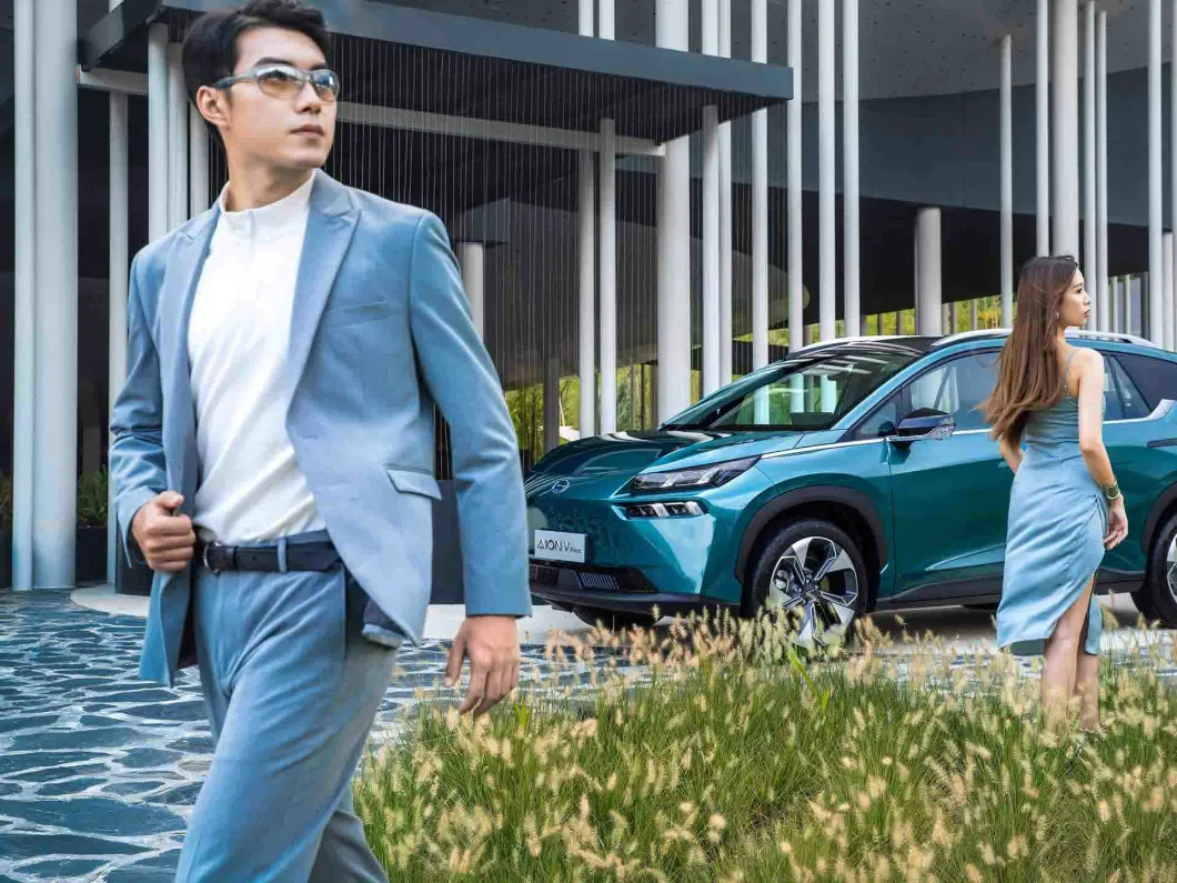 Aion V Grey Electric Car 500km Battery Endurance China Factory Hot Sale Max Speed 180km/H New Energy Luxury SUV