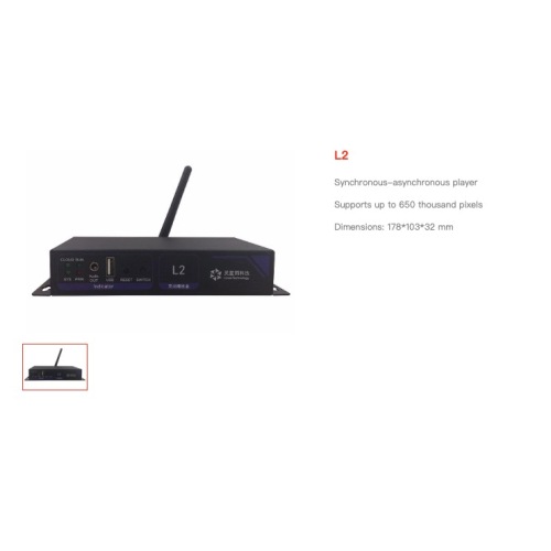 Synchronous-asynchronous player of led display screen L2