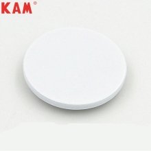 White Metal Snap Button with Flat Surface