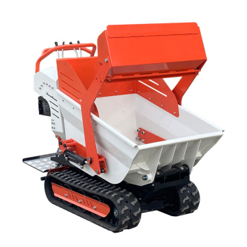 Mini Crawler Dumper: Chinese Garden Mini Transporter with Hydraulic Dumper