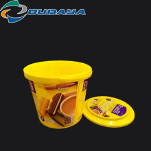 5L plastic storage cookie  container with handle