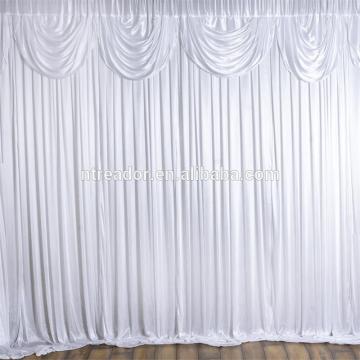 20ftx10ft white satin backdrop