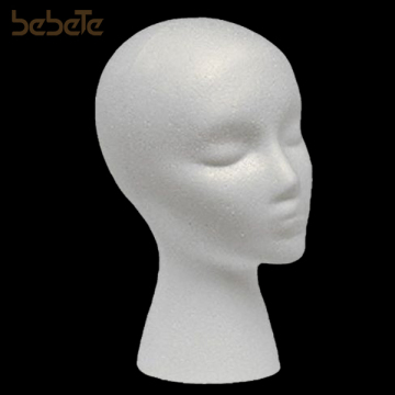 Velvet Styrofoam Foam Female Mannequins Display Head Stand Model Dummy Wig