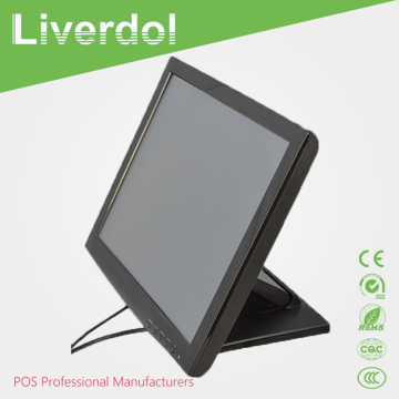 17 inch 5-wire resistive touch monitor, retail POS system monitor , POS monitor