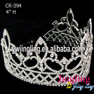 Rhinestone Round Queen Crowns