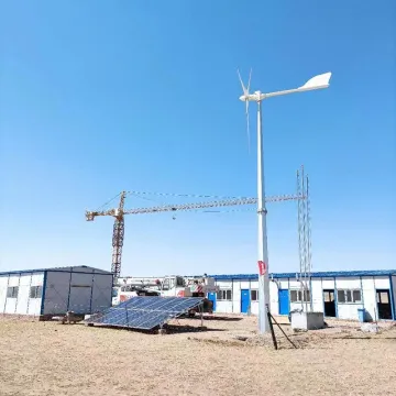 15 kW horizontal axis wind turbine, automatic windward