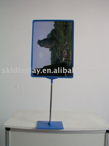 plastic poster stand,indicative board