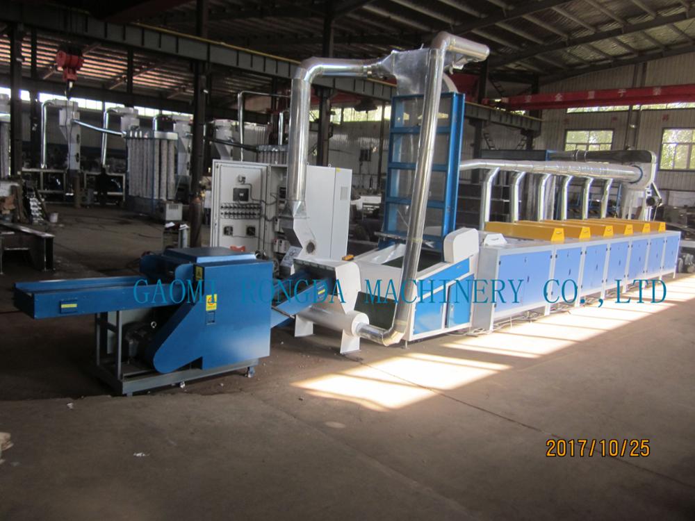 Jeans Textile Waste Recycling Machine For Cotton Cloth Polyester Recycling