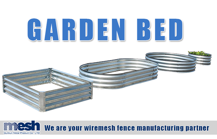 Galvanized metal Steel Raised Garden Bed Kit