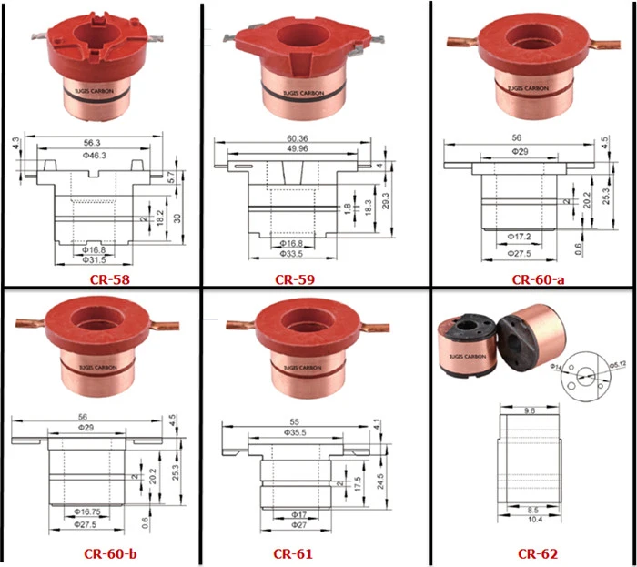 Auto Alternater Parts Collecter Ring Cr-20