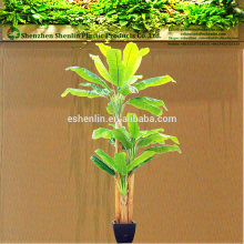tropical pond fake office decorative the house floor pot banana plants