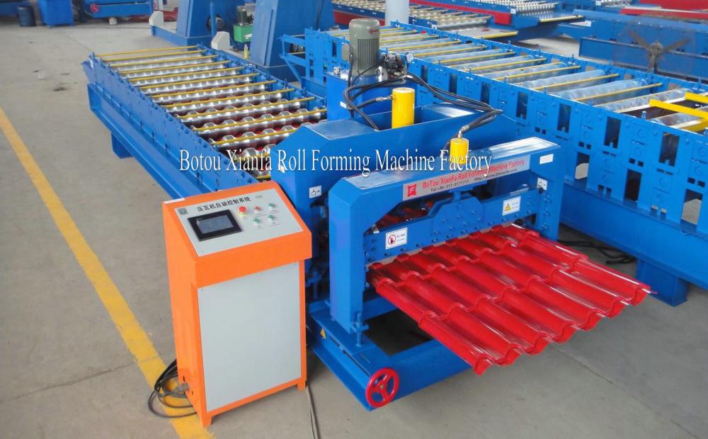 European style Roof Glazed Tile Roll Forming Machine