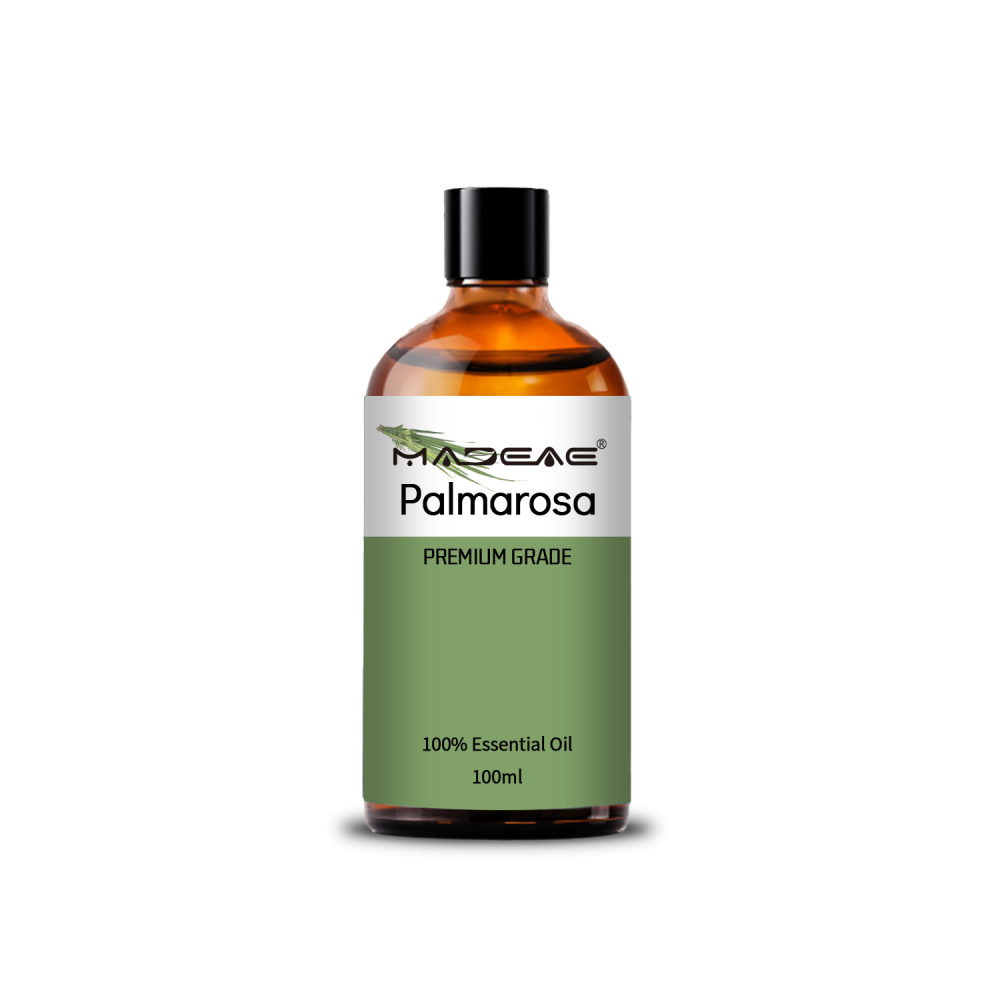 Huile de palmarosa naturelle 100% pure pour antipyrétique antibactérien
