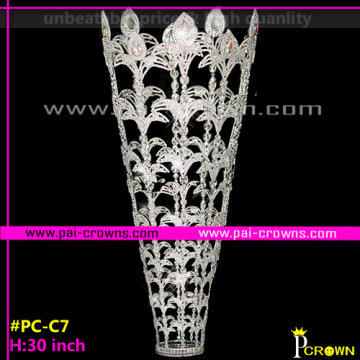 30 inch round fully pageant crowns tiaras