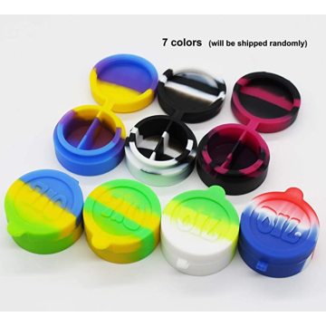 Non-Stick Minyak Jars Silikon Wax Concentrate Containers