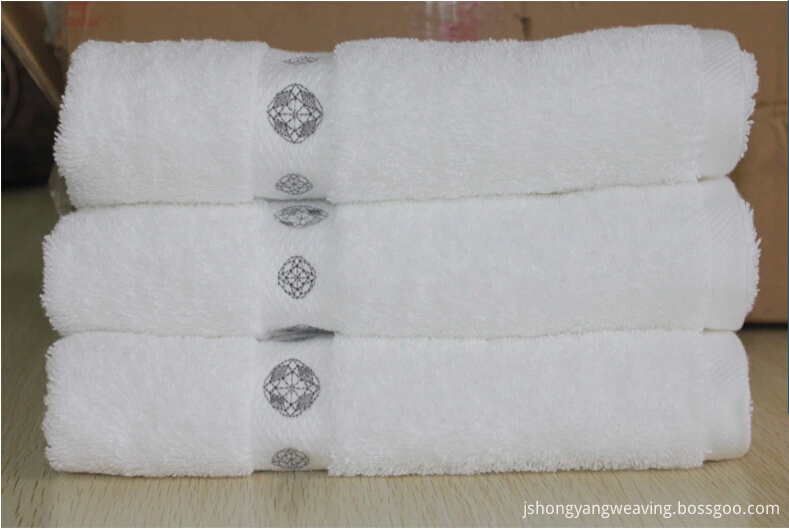 dobby bath towel embroidery logo 