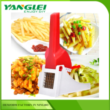 French Fry Press Maker Potato Cutter 2 Blades 2 Pushers White