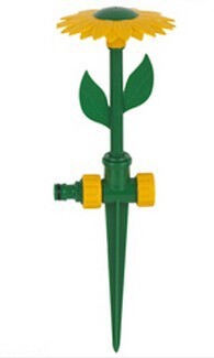 plastic sunflower garden sprinklers