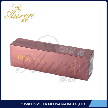 2014 Newest Metallic paper cosmetic packaging