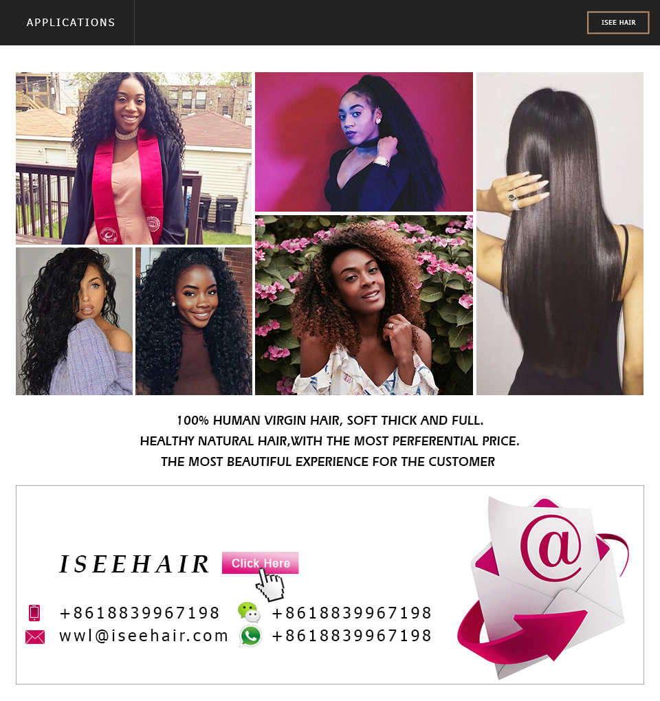 ISEE Wholesale Body Wave Brazilian Human Hair