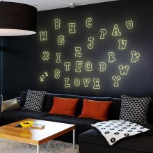 hot sale fashion night glowing decoration home sticker/ wall sticker/home wall decoration/wall paper