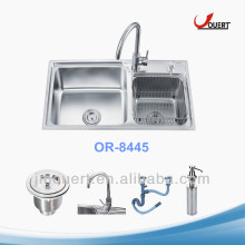 OR-8445 Brushed Nickle Kitchen Sink,Nexstyle Design Utility Sink