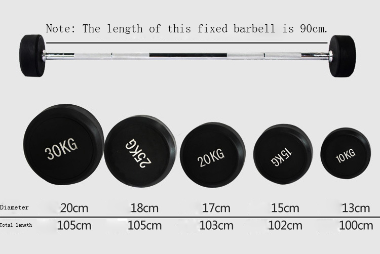 Fitness Weightlifting Weights Barbell Pump Set