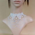 Lace Fancy Choker ketting ketting kwast bruiloft sieraden