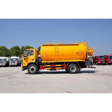 6wheeler vacuum sewage suction tank truck