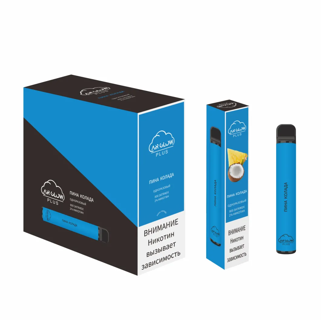 0~2% Nicotine Salt Disposable Vape Pen Printed in Russian Language, Special for Russia Market