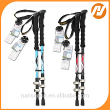 Aluminum folding height adjustable walking sticks canes carbon fiber walking stick