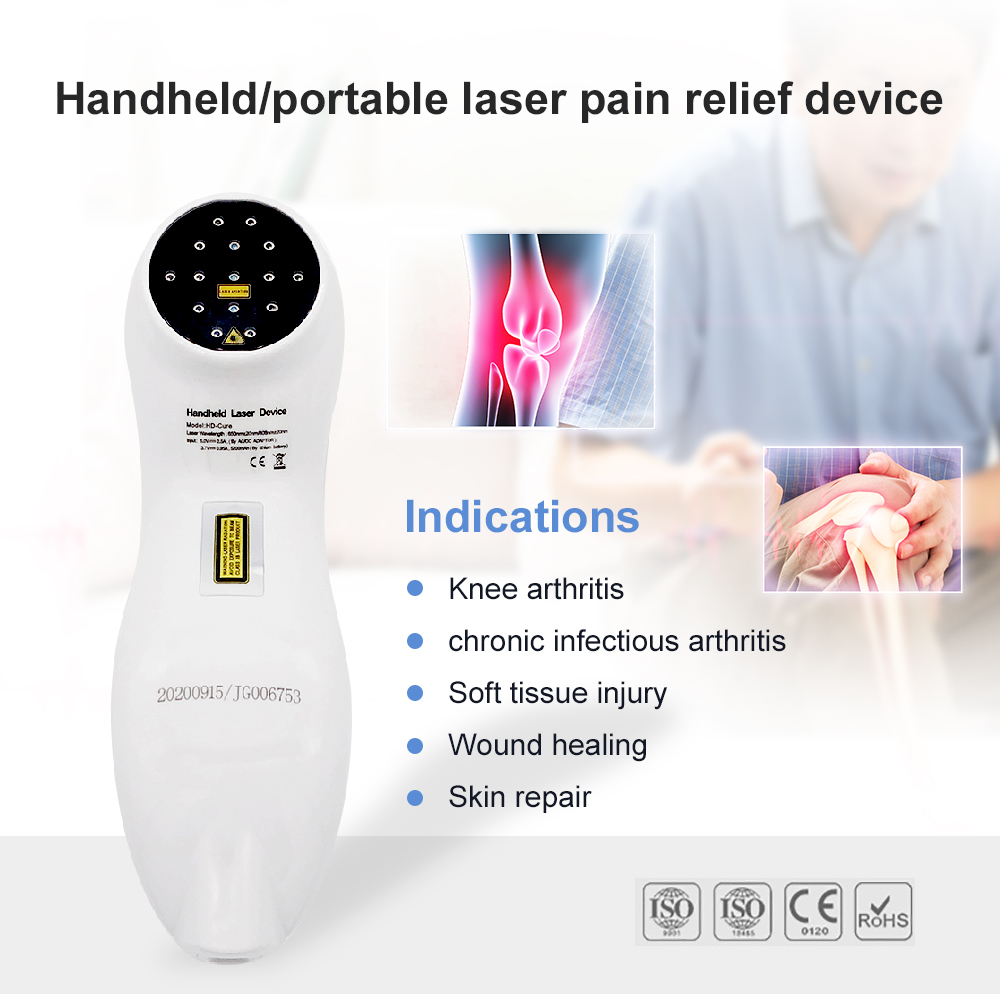 Dispositivo de alívio de dor para joelho, ombro, articulação, músculo, frio, terapia a laser