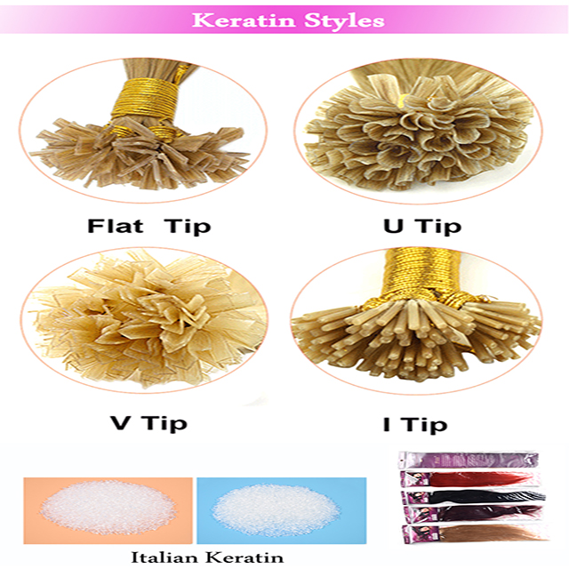 XCCOCO Hair Wholesale Remy Human I Tip Hair Extensions Double Drawn 100% Russian Human Itip Hair Extensions