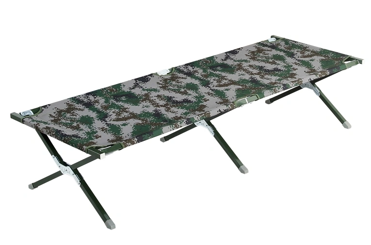 Hot Selling Durable and Portable Military Single Folding Camping Bed