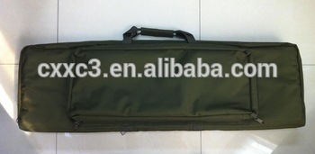 Green Color Double Rifles Padded Gun Case