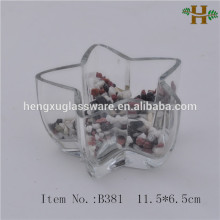 Star And Moon Shaped Bedroom Use Glass Candle Holder
