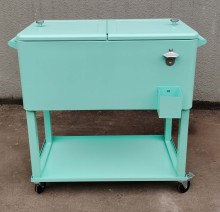 Rolling Metal Wine Cooler