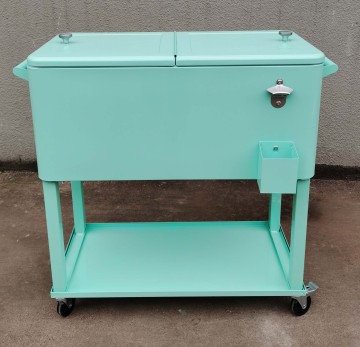 Rolling Metal Wine Cooler