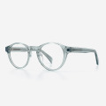 Moderna Round Acetate Mäns Optiska Frames