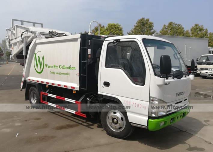 refuse compactor garbage truck