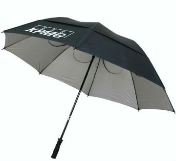 two layers golf umbrella with windproof design