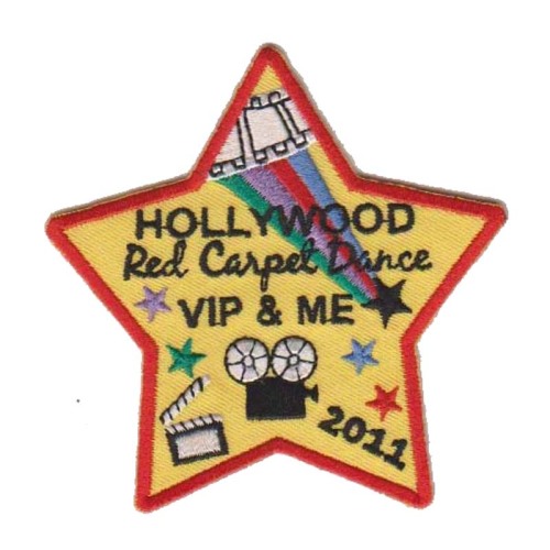 Patch de bordado de celebração criativa de Hollywood
