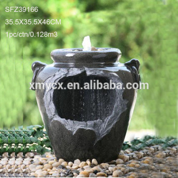 Big size jar shape garden ridge fountains