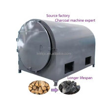Peanut Shell Carbonization Furnace: Vertical Cans and Rectangle Straw Design