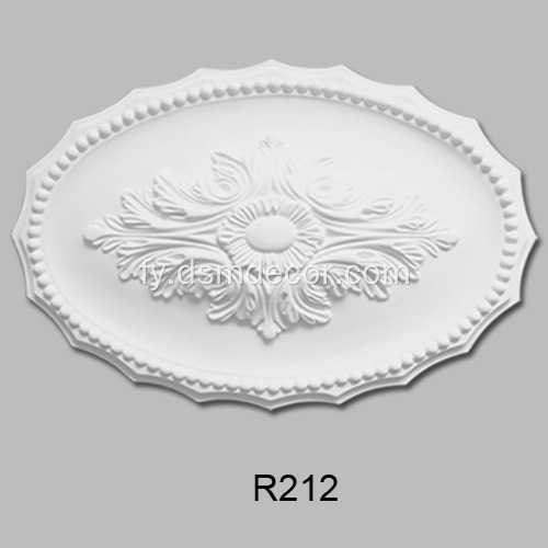 PU Oval Ceiling Medaljon