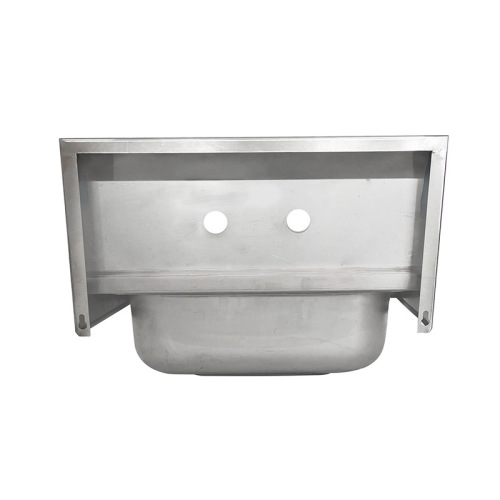China Wandwaschbecken mit seitlichen Spritzschutz Hersteller